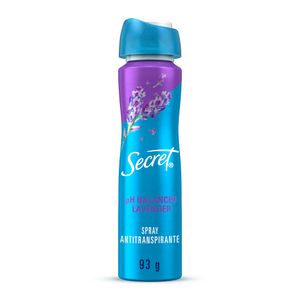 Desodorante para mujer SECRET Spray Antitranspirante pH Balanced Lavander 93g