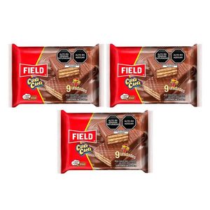 Pack Wafer Cua Cua FIELD Paquete 9un x 3un
