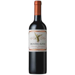 Vino Tinto MONTES ALPHA Cabernet Sauvignon Botella 750ml