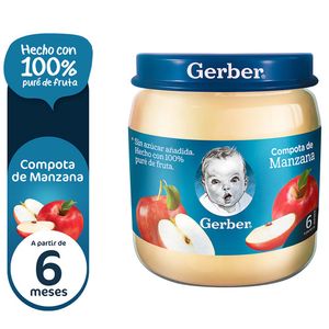 Compota GERBER Manzana Frasco 113g