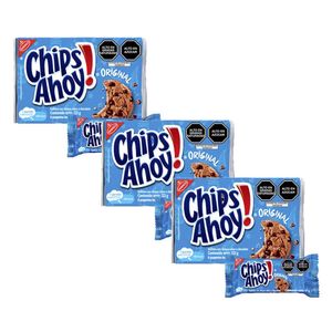 Pack Galletas NABISCO Chips Ahoy Bolsa 222g x 2un