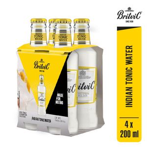 Agua Tónica BRITVIC Botella 200ml Paquete 4un