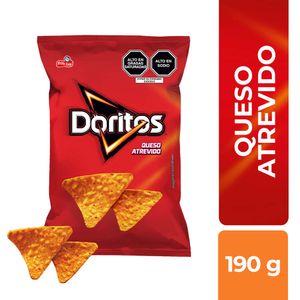 Tortillas de Maíz DORITOS Queso Atrevido Bolsa 190g