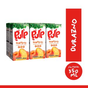Bebida PULP Durazno Caja 315ml Paquete 6un