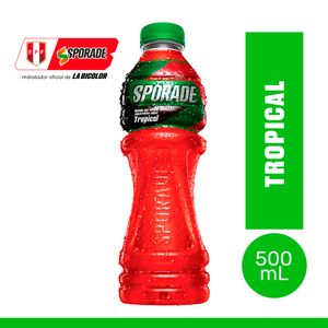 Bebida Rehidratante sin Azúcar SPORADE Tropical Botella 500ml