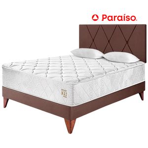 Dormitorio Europeo PARAÍSO Pocket Max 2 Plazas Chocolate