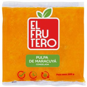 Pulpa de Maracuyá Congelada EL FRUTERO Bolsa 500g