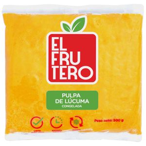 Pulpa de Lúcuma Congelada EL FRUTERO Bolsa 500g