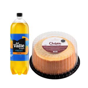 Pack Bebida FRUGOS Citrus Fresh Naranja Botella 3L + Chifón Sabor Naranja LA FLORENCIA x un x 2un