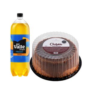Pack Bebida FRUGOS Citrus Fresh Naranja Botella 3L + Chifón Marmoleado LA FLORENCIA x un x 2un