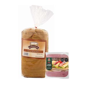 Pack Jamón Pizza BRAEDT Queso Edam Paquete 370g + Pan de Molde LA FLORENCIA Bolsa 350g x 2un