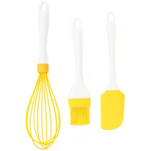 Set de Repostería ILKO BASIC Blanco y Amarillo 3un