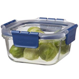 Táper Hermético LOCK&LOCK Vidrio Cuadrado 500ml