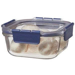 Táper Hermético LOCK&LOCK Vidrio Cuadrado 750ml