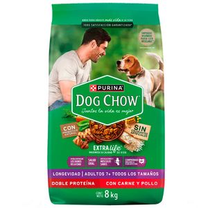 Comida para Perros DOG CHOW Adultos todos los tamaños Carne y Pollo Bolsa 8kg