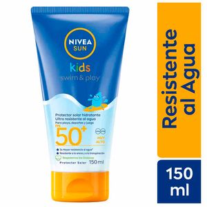 Bloqueador NIVEA SUN Swim Play FPS 50 Frasco 150ml