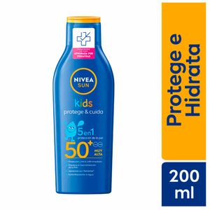 Bloqueador NIVEA Kids loción Protect & Play FPS 50 - Frasco 200ml