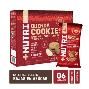 Galletas con Quinua y Manzana +NUTRI Co Caja 6un
