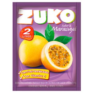 Jugo en Polvo ZUKO Sabor Maracuyá Sobre 15g