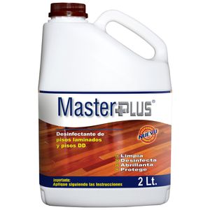 Limpiador Abrillantador para Pisos Laminados MASTER Galonera 2L