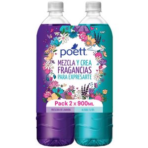 Pack POETT Alegra Tu Día y Frescura de Lavanta 2 x900ml