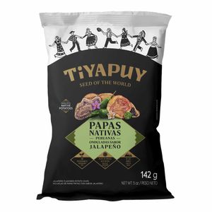 Papas Nativas TIYAPUY Mixtas Sabor a Jalapeño Bolsa 142g