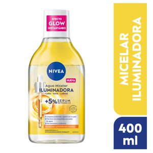 Agua Micelar Bifásica NIVEA Iluminadora Frasco 400ml