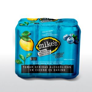 Ready to Drink (RTD) MIKES Hard Blueberry Paquete 6 Lata 355ml
