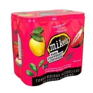 Ready To Drink (RTD) MIKE'S Hard Strawberry Lata 355ml Paquete 6un