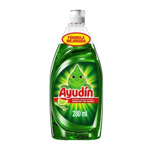 Lavavajilla Líquido AYUDIN Limón y Sábila 280ml