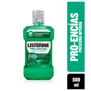 Enjuague Bucal LISTERINE Dientes y Encías Menta Botella 500ml