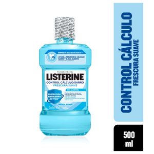 Enjuague Bucal LISTERINE Zero Menta Suave Control Cálculo y Sarro Frasco 500ml