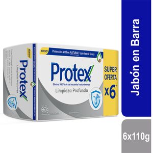 Jabón en Barra PROTEX Limpieza Profunda 6x110g