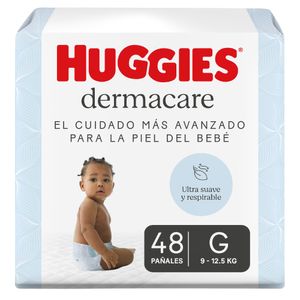 Pañal HUGGIES Dermacare Talla G Paquete 48un
