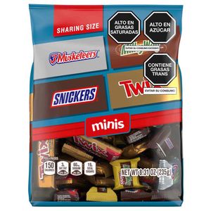 Chocolates Mini SNICKERS Bolsa 235g