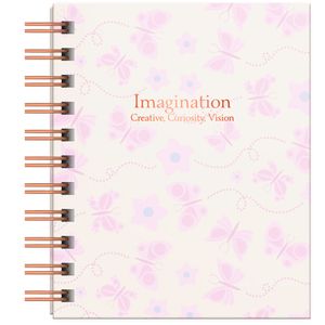 Cuaderno Espiral DGNOTTAS A6 Tapa Dura Pastel