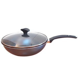 Wok ILKO 28cm C/T Cool Gray Aluminio Reciclado