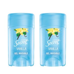 Desodorante para mujer SECRET Antitranspirante Gel Invisible Coco 45g x 2un