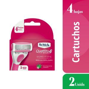 Repuesto SCHICK Women Quattro Caja 2Un