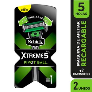 Máquina de Afeitar Schick Xtreme5 Pivot Ball Paquete 1un