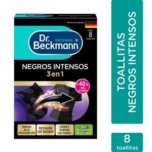 Aditivo de Lavado DR BECKMANN Negros Intensos Caja 8un