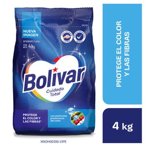 Detergente en Polvo BOLIVAR Cuidado Total Bolsa 4kg