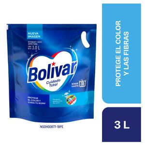 Detergente Líquido BOLÍVAR Cuidado Total Doypack 3L