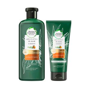 Pack HERBAL ESSENCES Aloe & Mango Shampoo Frasco 400ml + Acondicionador 250ml