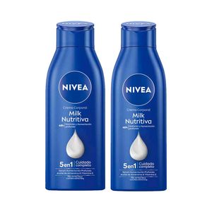 Pack NIVEA Crema Corporal Milk Piel Extra Seca 250ml + Crema Corporal Milk Piel Extra Seca 400ml