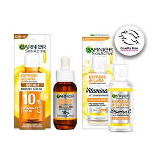 Pack GARNIER Sérum Anti-Manchas Noche Express Aclara 30ml + Sérum Express Aclara 30ml