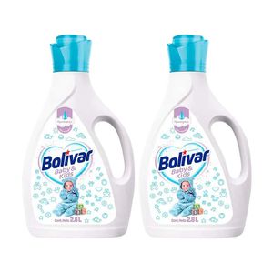 Pack Suavizante BOLÍVAR Libre Enjuague Bebé Frasco 2.8L Paquete 2un