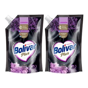 Pack Suavizante BOLÍVAR Plus Lavanda Doypack 1.5L Paquete 2un