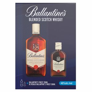 Pack Whisky BALLANTINE´S  Botella 700ml + Whisky BALLANTINE´S  Botella 200ml