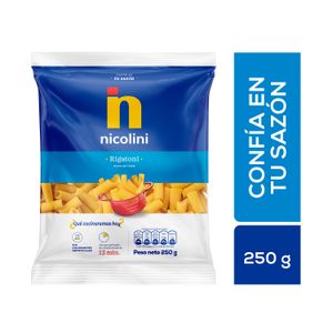 Fideos NICOLINI Rigatoni Bolsa 250g
